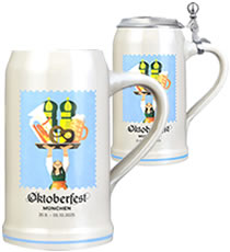 Oktoberfestkrug 2025 - Der offizielle Oktoberfest-Sammlerkrug
